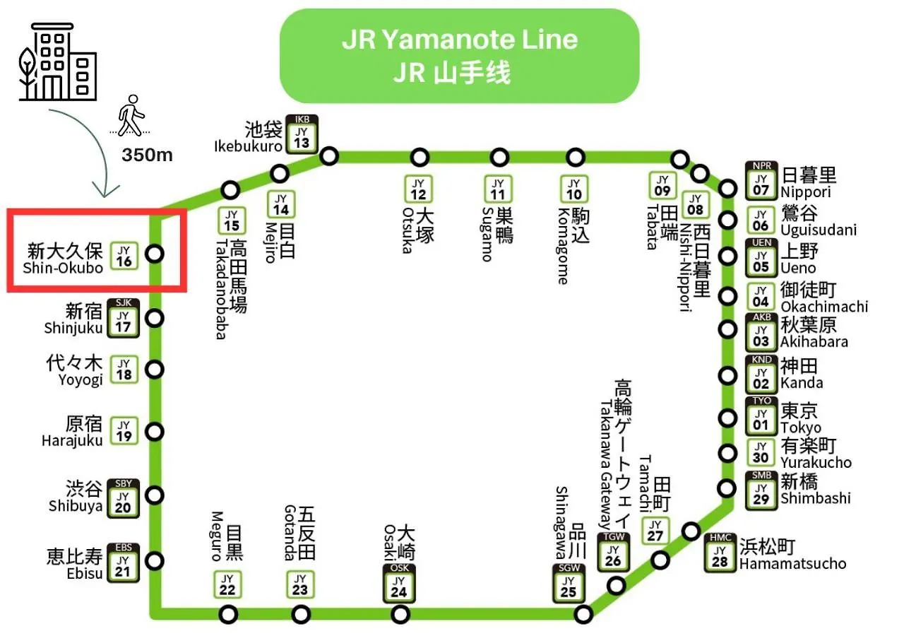 Apartmán 【Newly Built】3Mins To Sta./1Km To Shinjuku/204 Prefektura Tokio