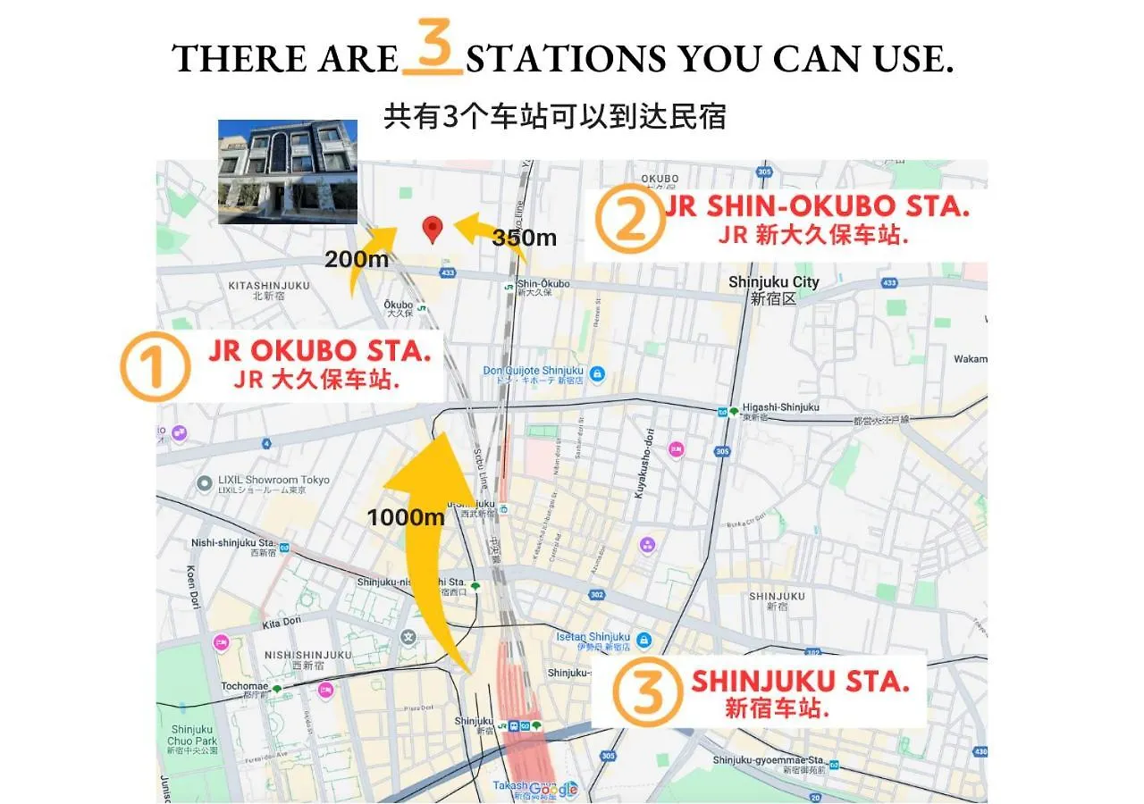 【Newly Built】3Mins To Sta./1Km To Shinjuku/204 Apartment Tokyo
